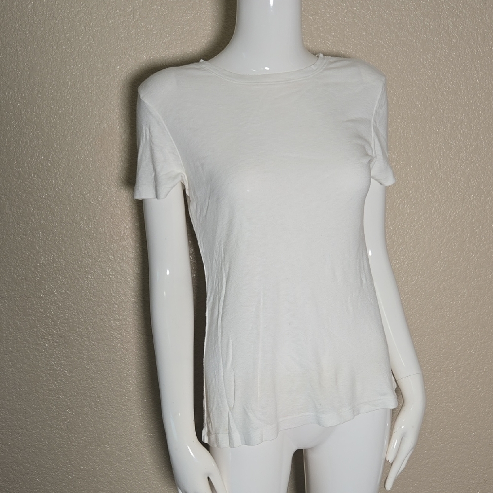 Michael Stars White Short Sleeve Tee